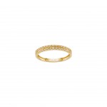 Anel Double Memory Ouro 14K