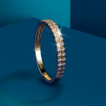 Double Memory 14K Gold Ring