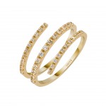 Anel Triple Ouro 14K