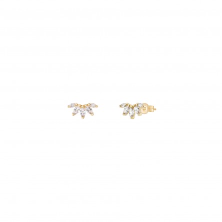 Brincos Leafs Ouro 14K