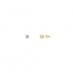 Pendientes Solitaire Oro 14K