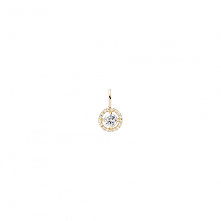 Colgante Halo Oro 14K