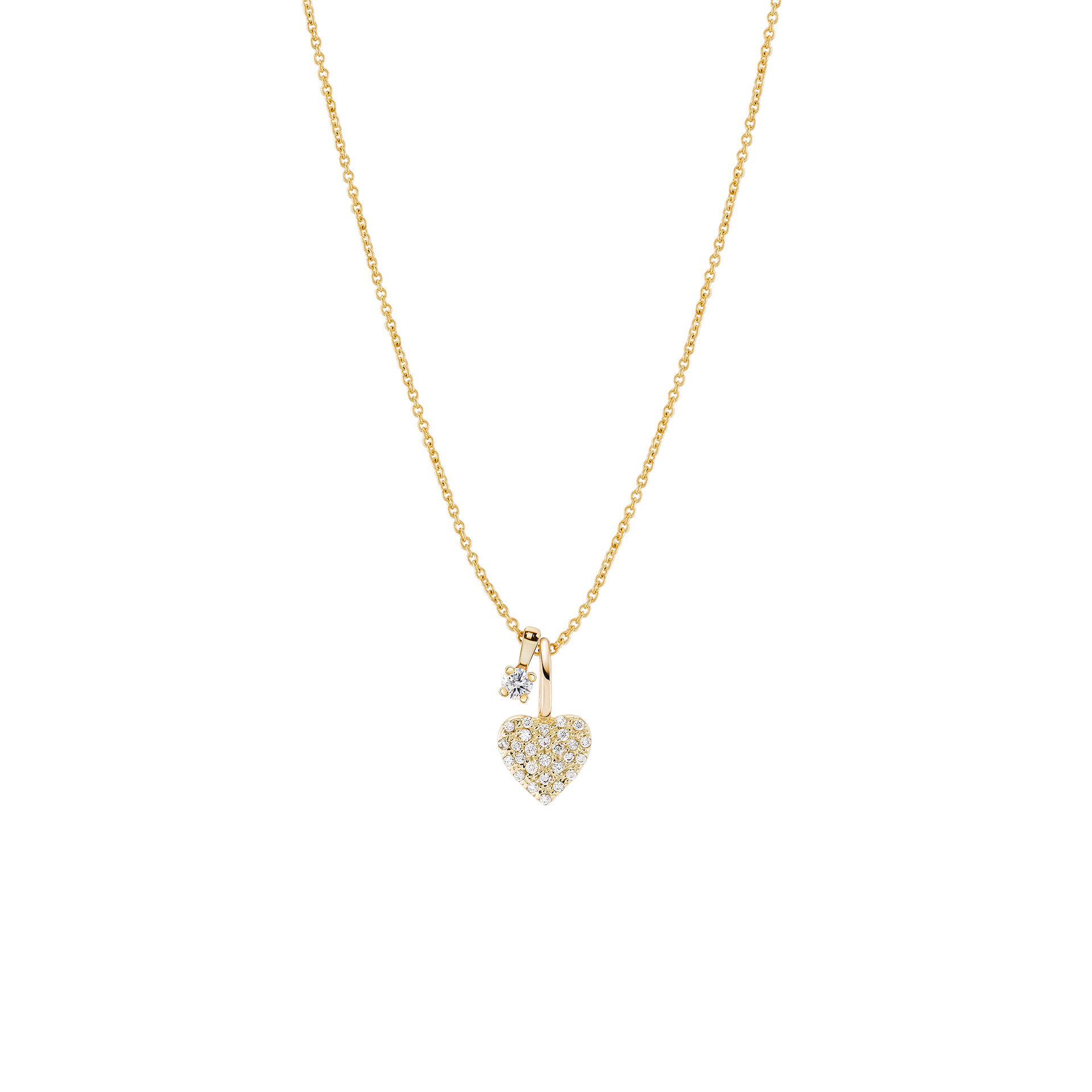 Colgante Oro 14K Heart