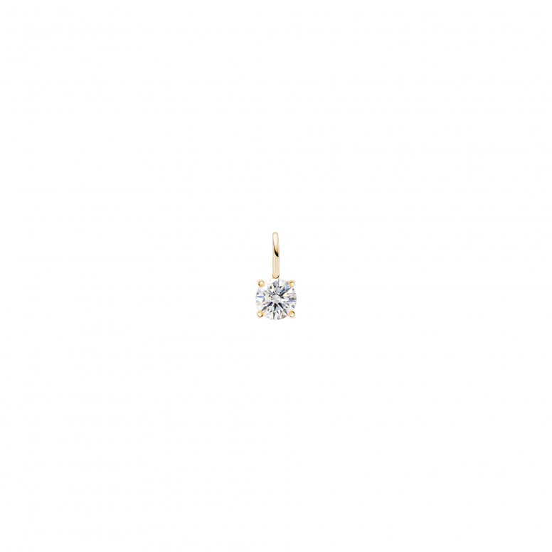 Solitaire Pendant 14K Gold