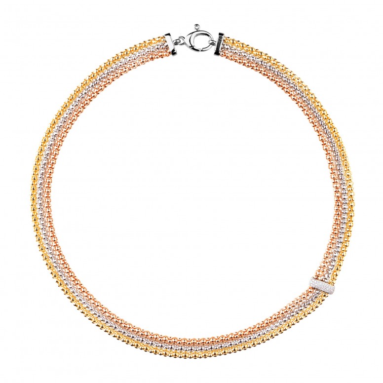Bold Tricolor Necklace