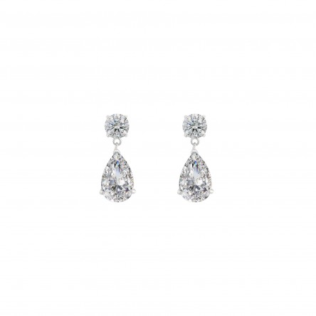 Classy Drop Solitaire Earrings