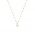 Colar Neckmess Heart White