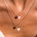 Colar Neckmess Heart White