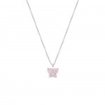 Colar Mini Me Pink Butterfly