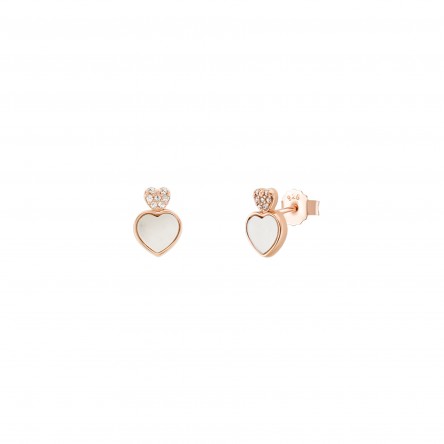 Pendientes Mother-of-Pearl Hearts