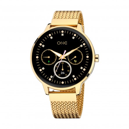 Relógio Smartwatch Queencall Dourado