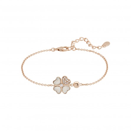 Pulsera Mother-of-Pearl Clover