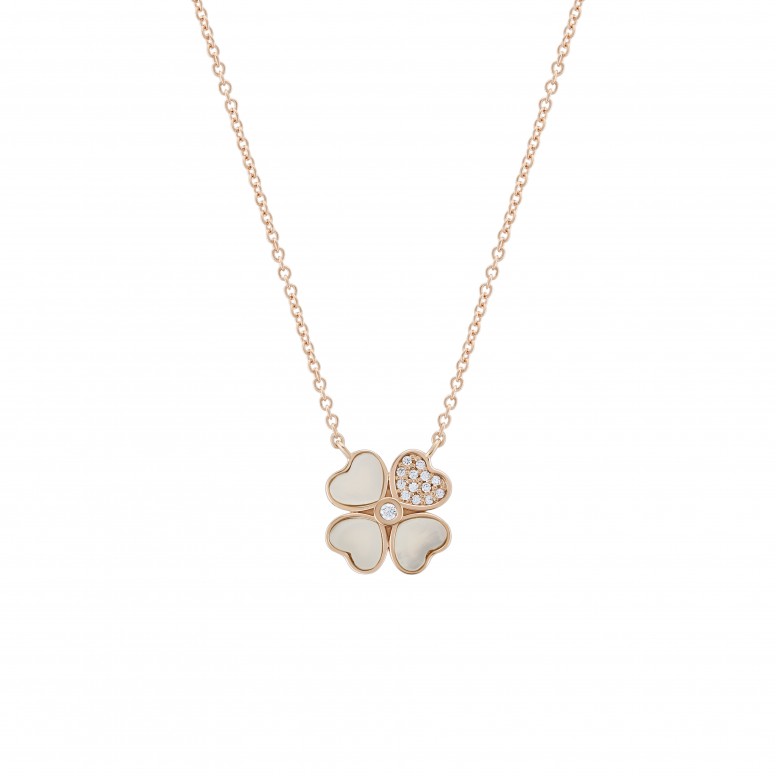 Love In Rose Clover Necklace