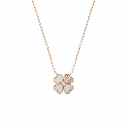 Love In Rose Clover Necklace