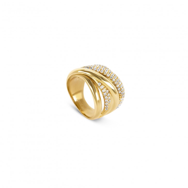 Bold 02 Gold Ring