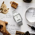 Vintage Edgy Silver Watch