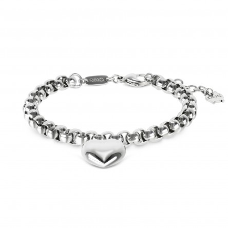 Heartful Silver Bracelet