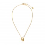 Luminous Circle Gold Necklace