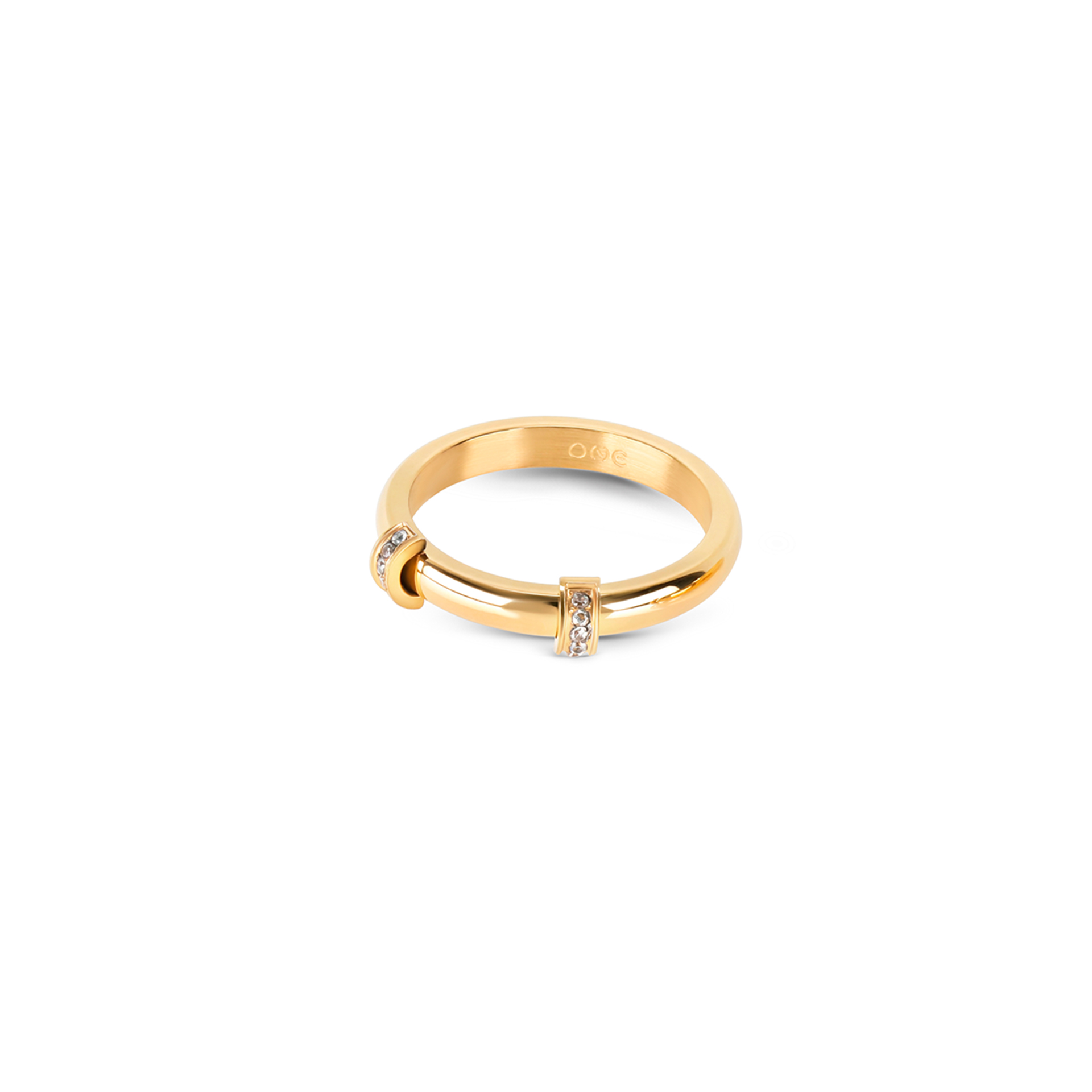 Luminous Crystal Ring Set