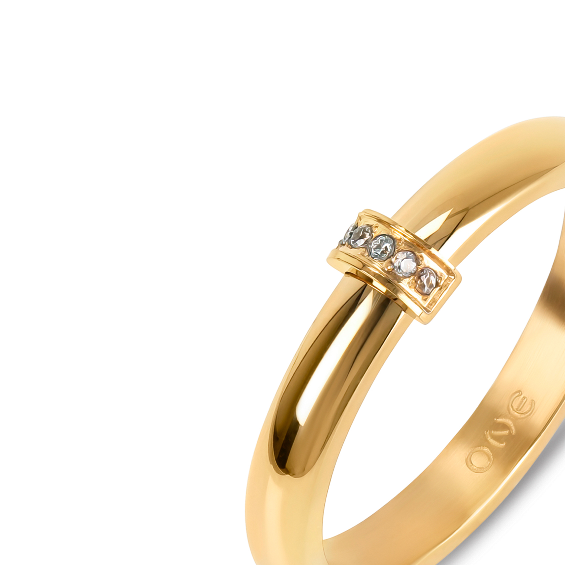 Luminous Crystal Ring Set