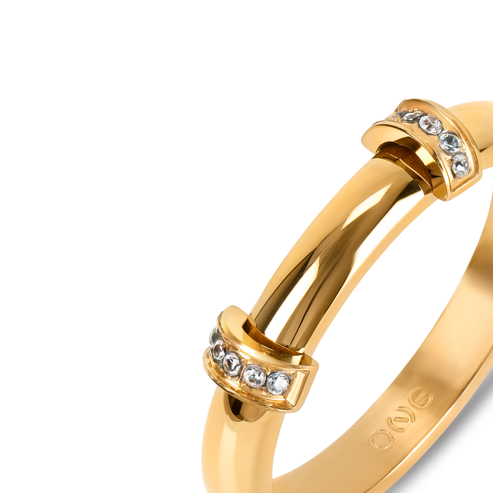 Luminous Crystal Ring Set