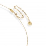 Colar Neckmess Heart Big Dourado