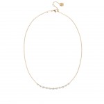 Colar Contrast Crystal Dourado