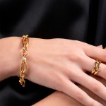 Luminous Solid Gold Bracelet