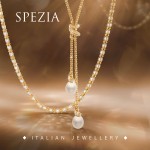 Collar Bella Pearls & Shiny Waves