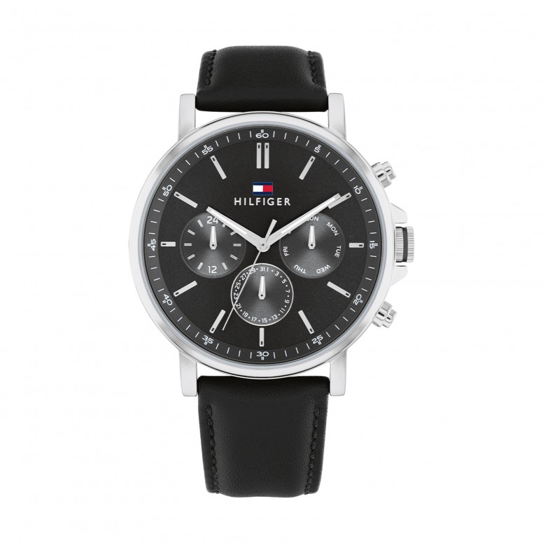 Reloj Leather Negro