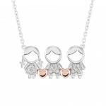 Mum Girl & Double Boy Necklace