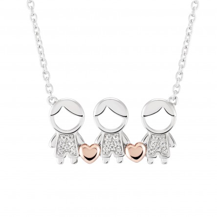 Mum Triple Boy Necklace