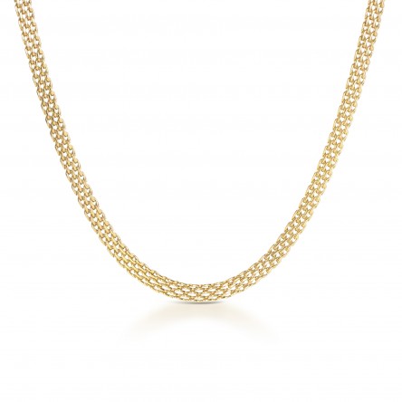 Colar Neckmess Charming Gold