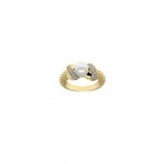 Anel Trionfo Pearl & Crossed Element