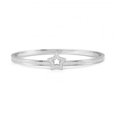 Pretty Bangles Star Silver Bracelet