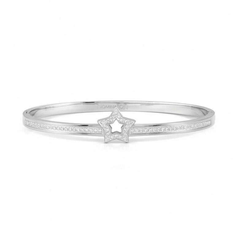 Pretty Bangles Star Silver Bracelet