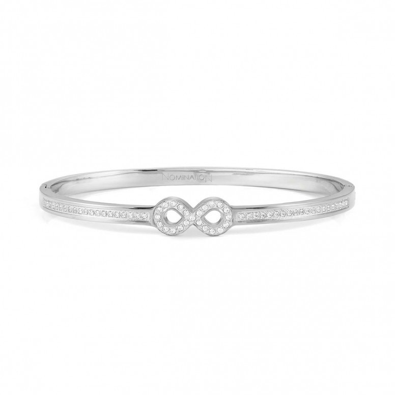 Pretty Bangles Infinity Silver Bracelet