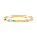 Pulseira Pretty Bangles Zircnia Mix Dourada