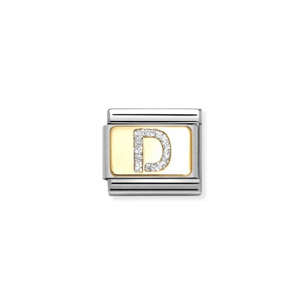 Composable Glitter Letter D Charm