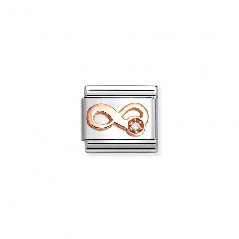 Charm Link Composable Infinito Branco