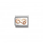 Charm Link Composable Infinito Branco