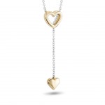 Collar Two Hearts III Oro 18K
