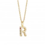 Pendente Ouro 18K - Letter R