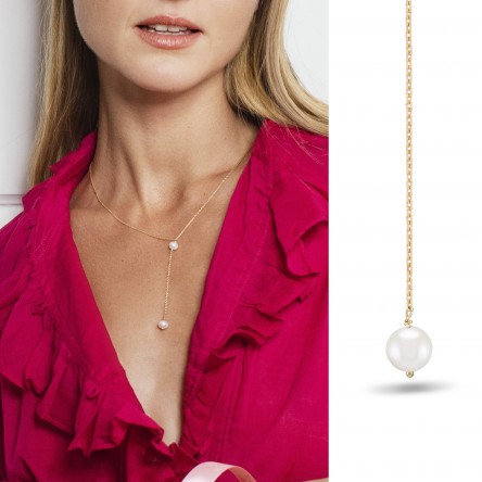 Collar Hope Oro 18K Perlas