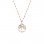 Colar Tree Of Life Bicolor Rose Gold