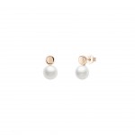 Pearl Rose Gold Earrings