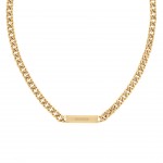 Gold Mesh Steel Necklace
