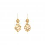 19,2K Gold Queen Earrings