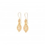 19,2K Gold Queen Earrings