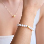 19,2K Gold Viana Bead Pearls Bracelet